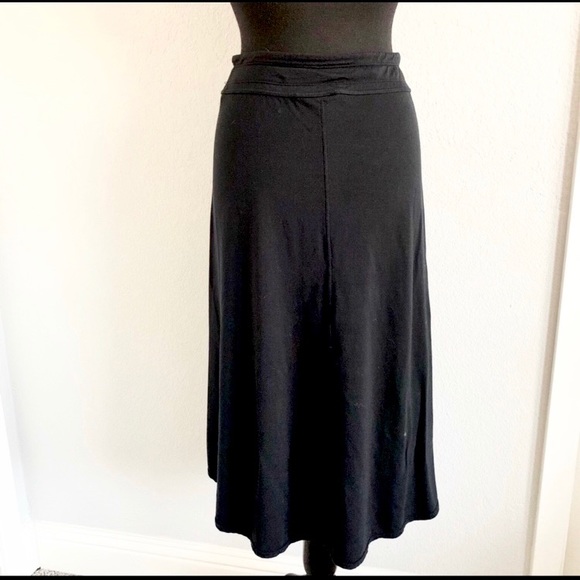 ATHLETA Beachcomber black high low skirt S - Picture 3 of 6